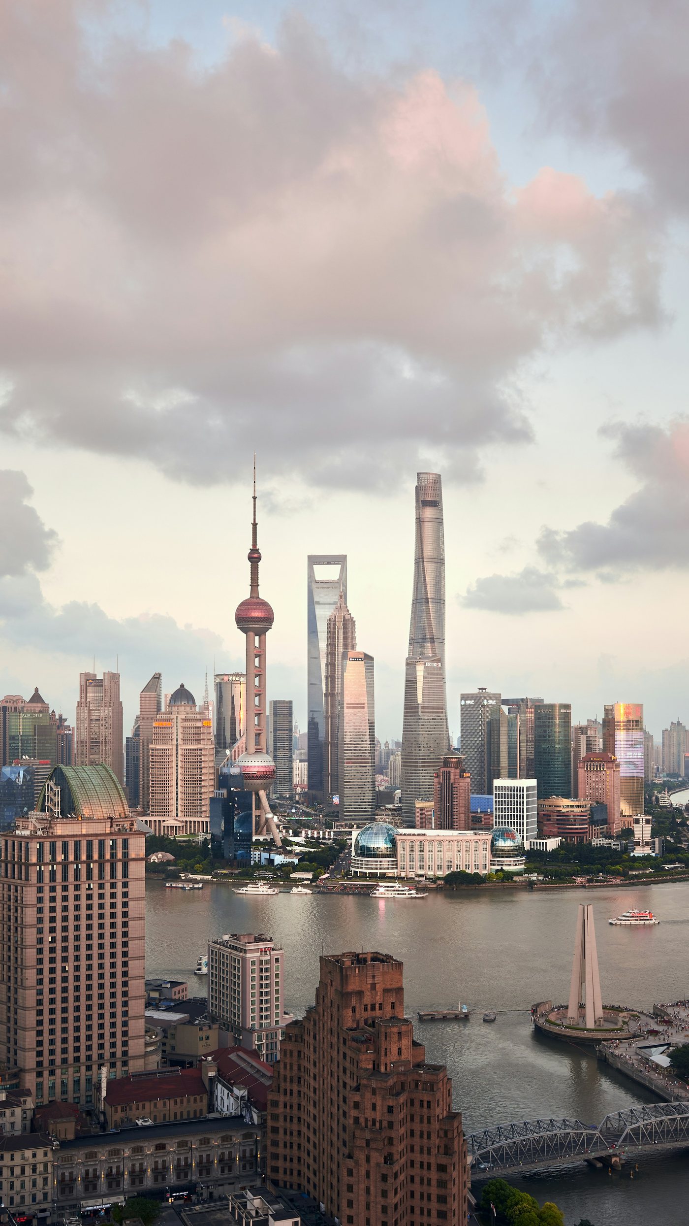 China Edition — riverfront skyline