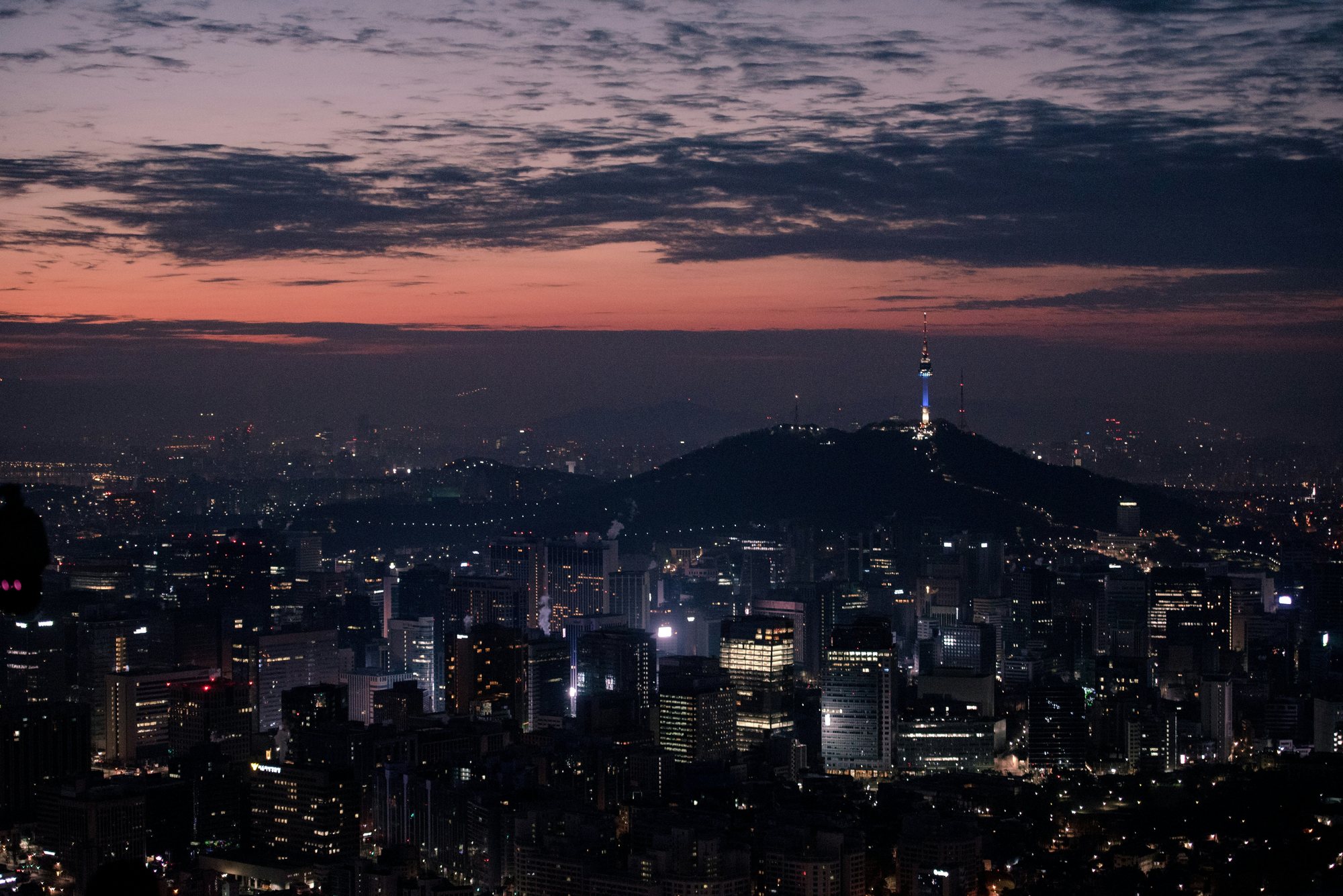 Korea Edition — city skyline at dusk